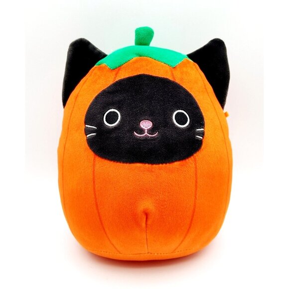 Squishmallows Calio Black Cat, Johan Jack O Lantern & Paige the Pumpkin 8" - Picture 2 of 13